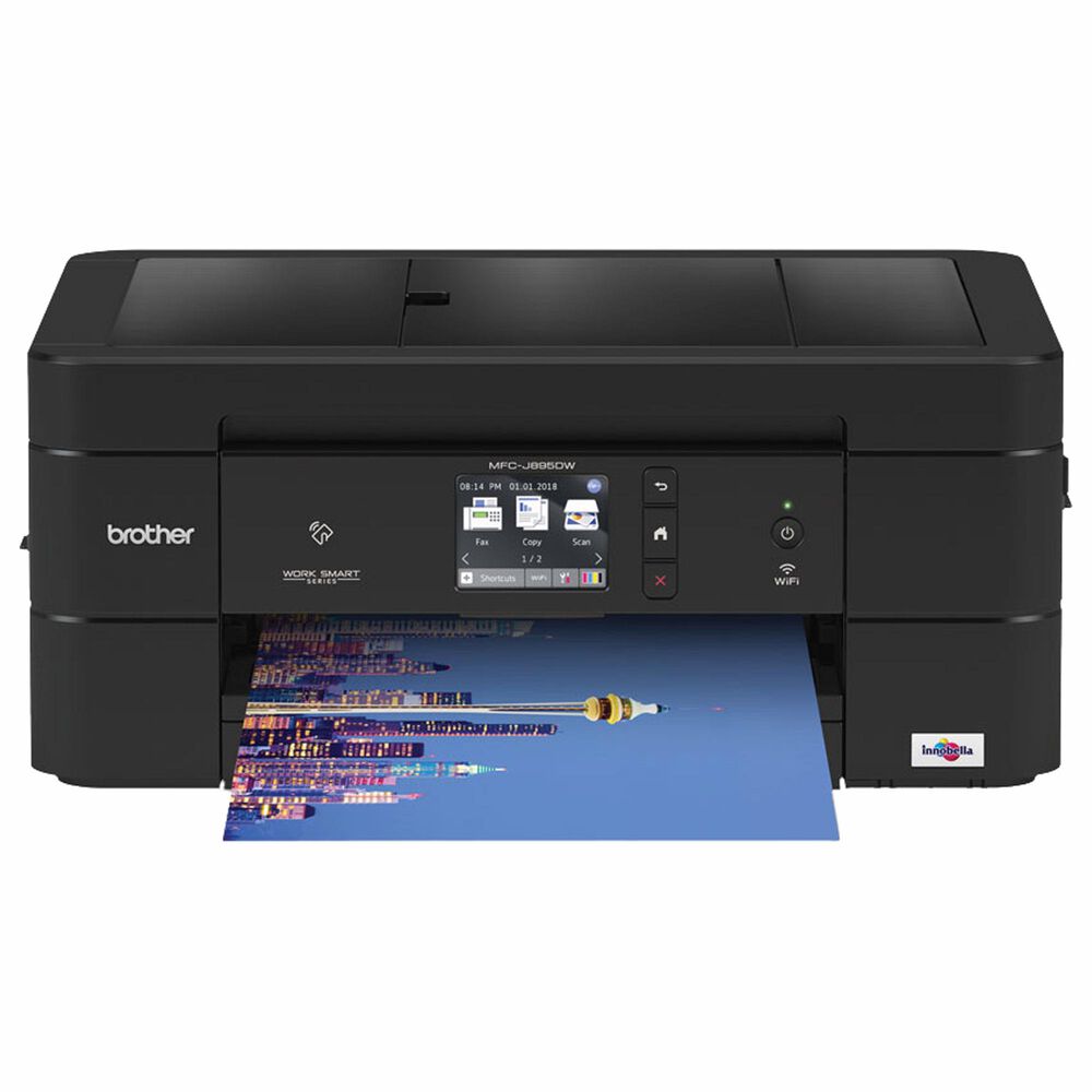 Brother Wireless Color Inkjet All-In-One Printer in Black, , large