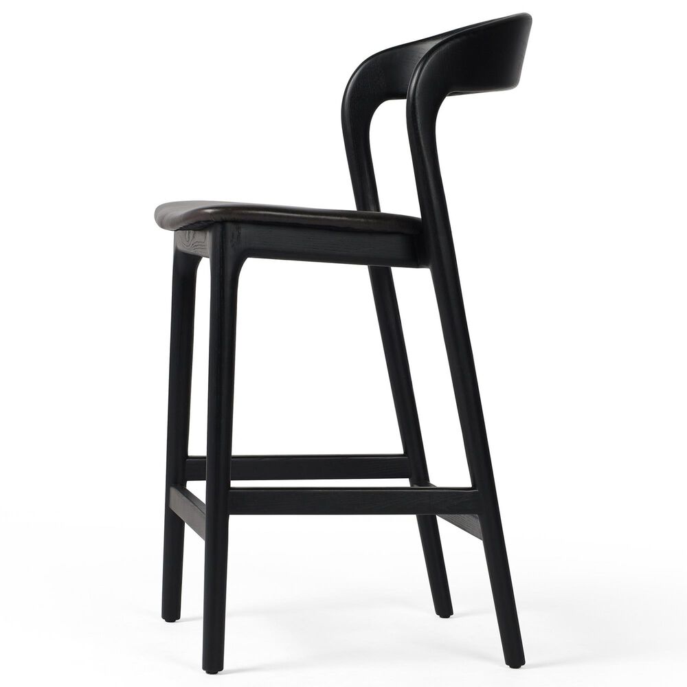 Four Hands Amare Counter Stool in Black, , large