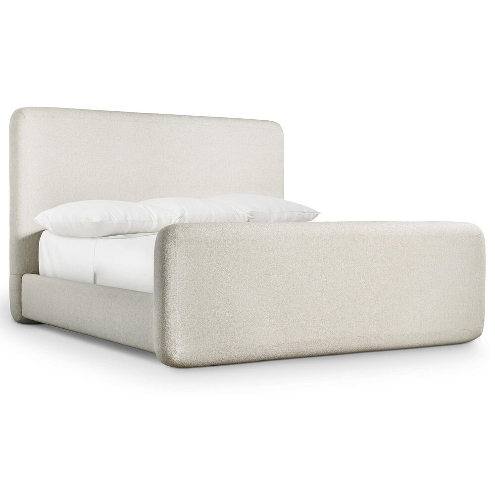 Bernhardt Antibes Queen Upholstered Panel Bed in Roz Tan, , large