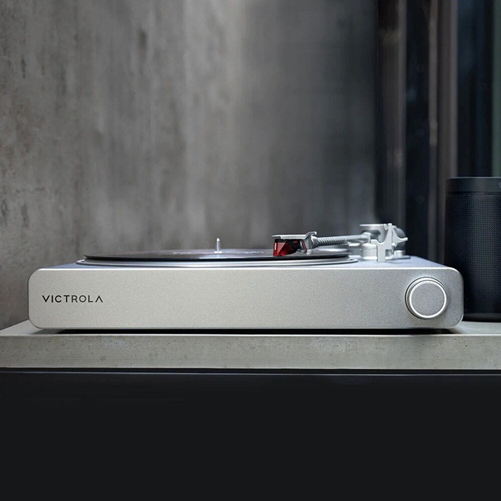SONOS Five Wireless Speaker in Black with Victrola Stream Carbon Turntable, , large
