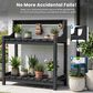 HOMLUX Outdoor Storage Potting Bench in Grey, , large
