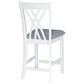 Linon Home Decor Maggie Counter Stool in White, , large