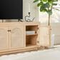 Walker Edison Sasha 70" TV Stand in Coastal Oak, , large