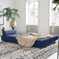 Jaxx Alon Daybed with Queen Fold-Out Mattress in Indigo, , large