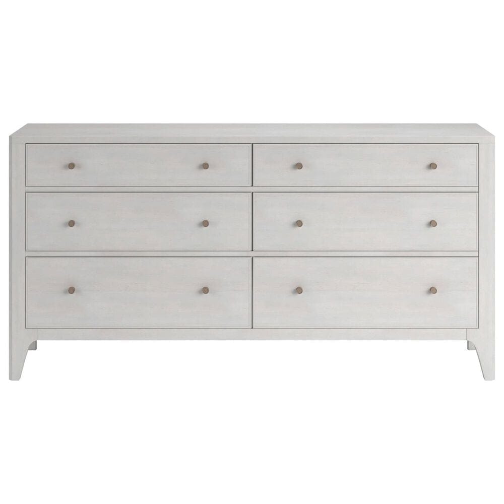 Vantage Mezzanine 6 Drawer Dresser and Mirror in Dove Gray, , large