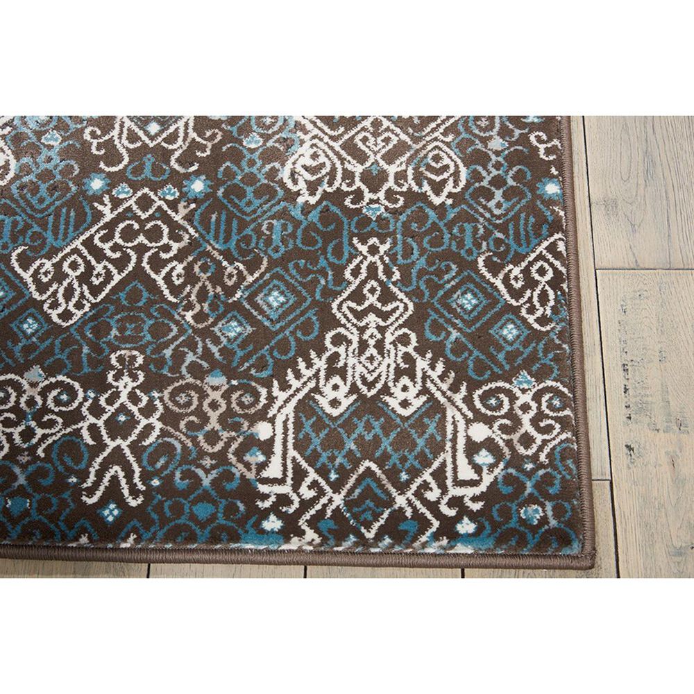 Nourison Karma KRM04 3&#39;9&quot; x 5&#39;9&quot; Blue Area Rug, , large