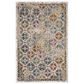 Safavieh Aria 4" x 6" Beige and Multicolor Area Rug, , large