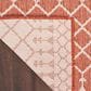 Nourison Positano Southwestern Terracotta 4" x 6" Indoor/Outdoor Area Rug, , large