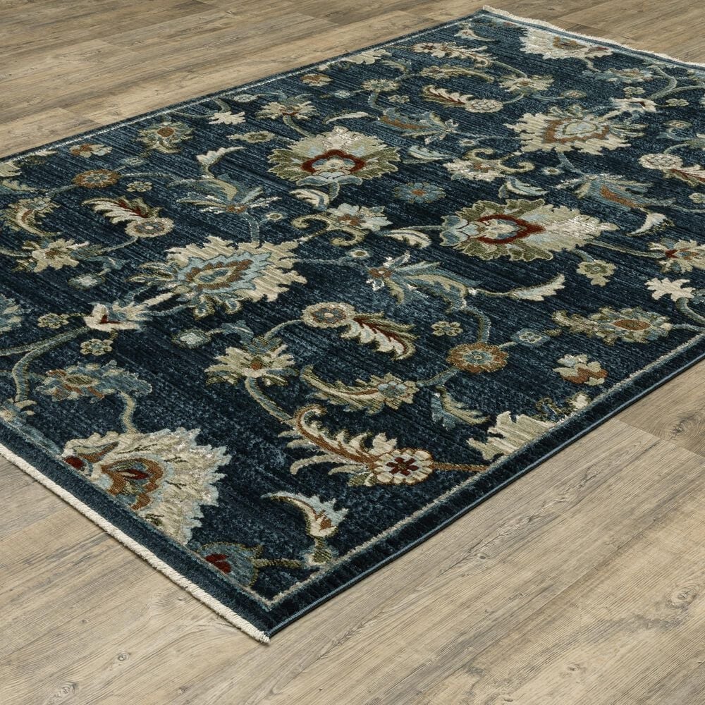 Oriental Weavers Capella Blue and Multicolor 6&#39;7&quot; x 9&#39;6&quot; Area Rug, , large