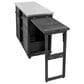 HOMLUX 78.3" Outdoor Kitchen Island with Foldable Grill Table in Black and Stainless Steel, , large