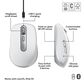 Logitech MX Anywhere Mac 3S Wireless Mouse in Pale Grey, , large