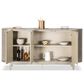 Furniture of America Sterling West 3-Door Server in White Oak, , large