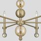Savoy House Crescent 6-Light Chandelier in Noble Brass, , large