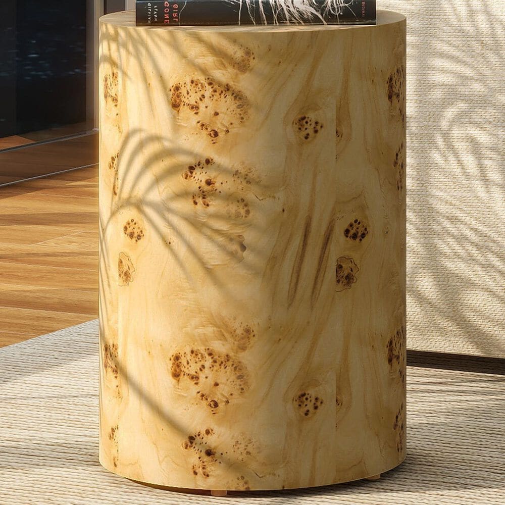 Jennifer Taylor Home Nebula 22" Side Table in Warm Natural Brown, , large
