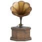 Maple and Jade 17" Music Decorative Gramophone in Copper and Brown, , large