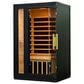 EZlife 2-Person Hemlock Sauna with Low EMF Mica Heater in Charcoal Gray, , large