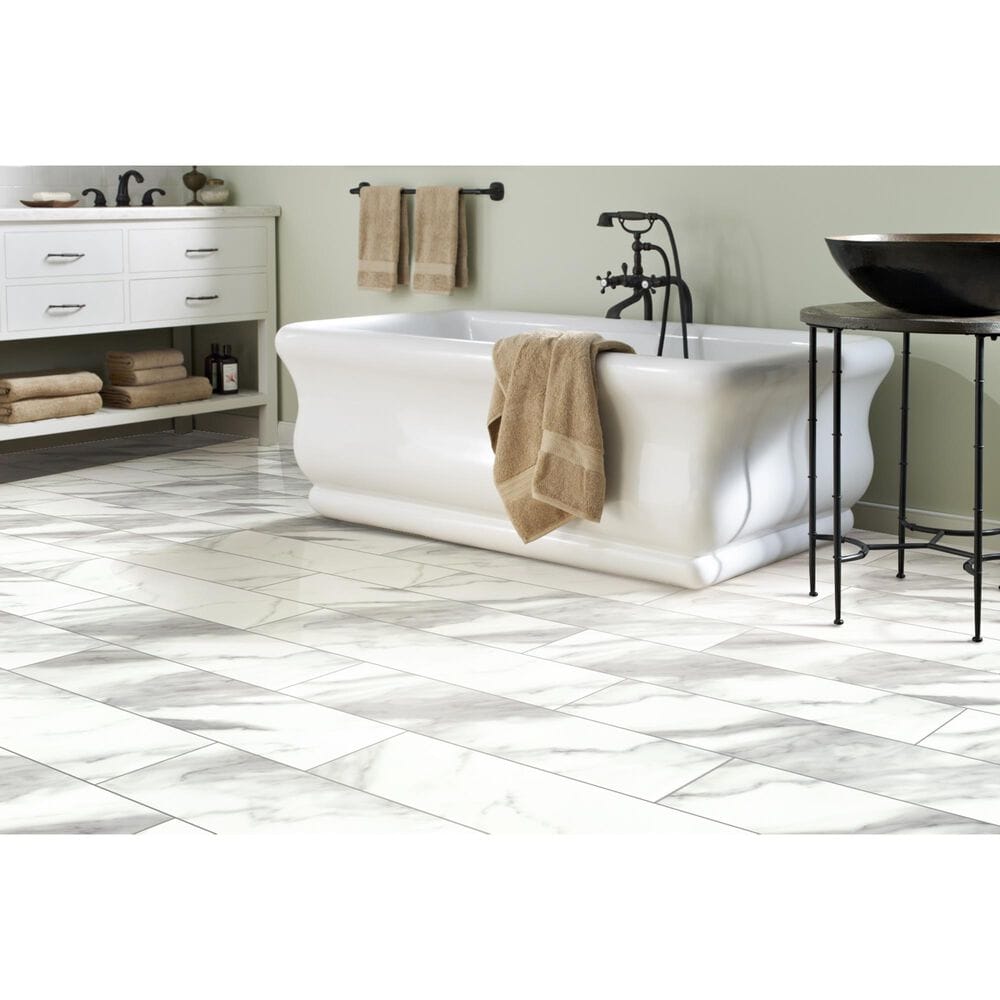 Happy Feet International Manhattan II Marble 9&quot; x 60&quot; Luxury Vinyl Plank, , large