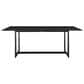 Blue River Grand Rectangle Patio Dining Table in Black, , large