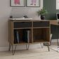 DHP Concord 40" Turntable Stand in Reclaimed Oak, , large