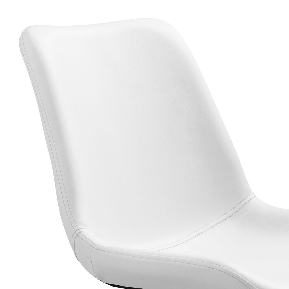 Zuo Modern Byron Office Chair in White and Black, , large