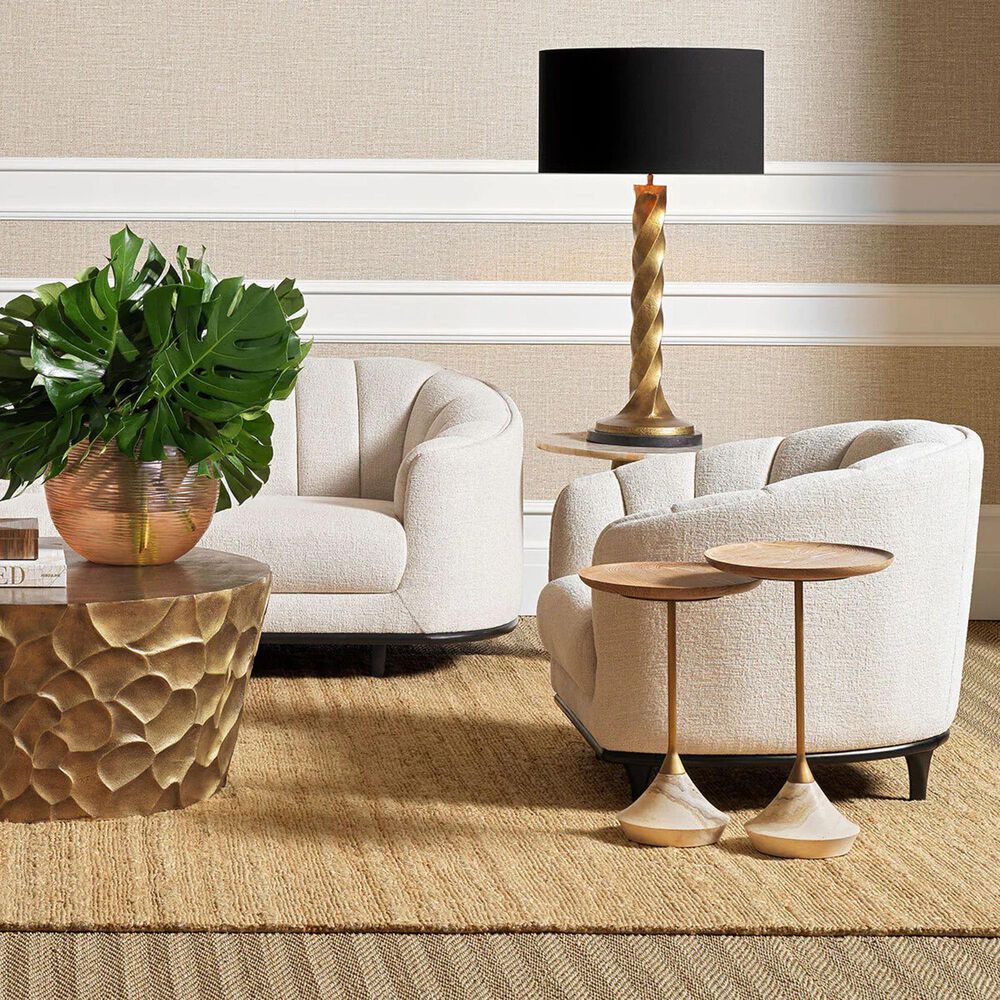 Eichholtz Puglia Side Table in Onyx and Brushed Brass (Set of 2), , large