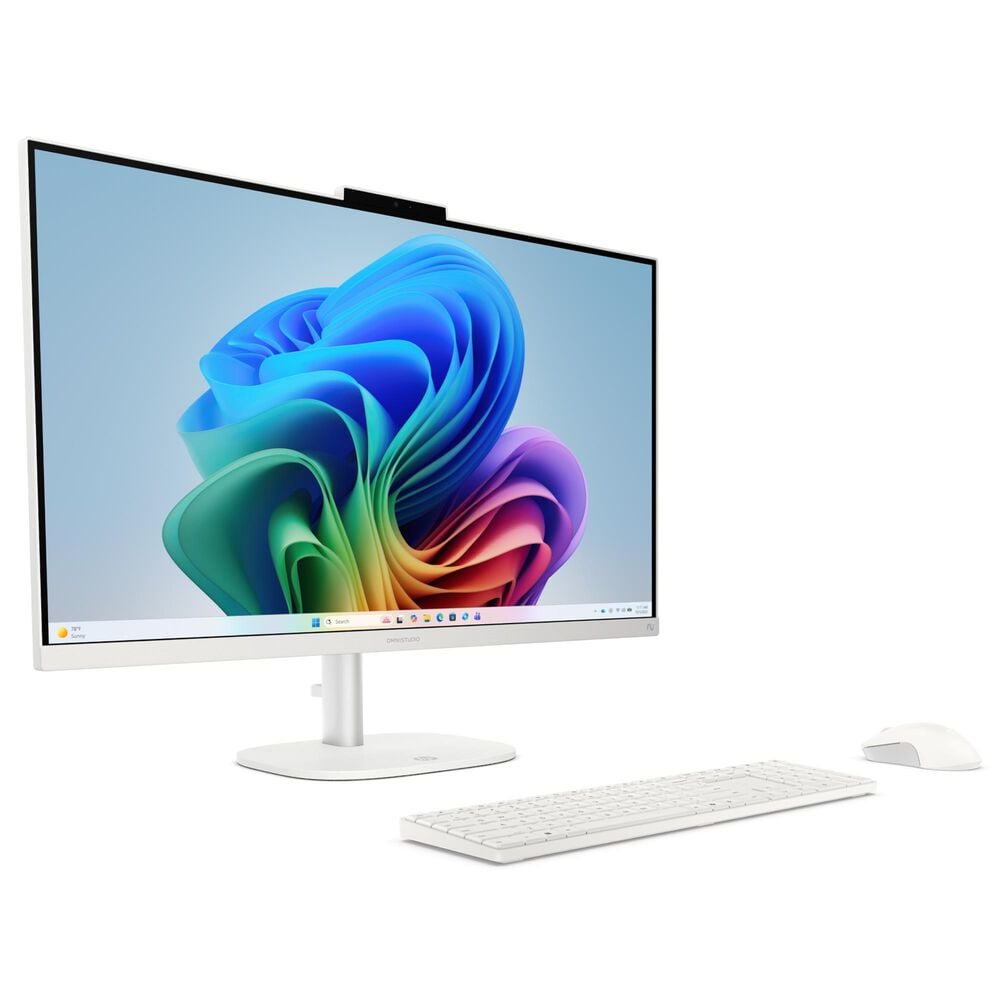 HP OmniStudio 27" All-In-One Desktop | AMD Ryzen AI 7 445 - 16GB RAM - AMD Radeon 840M Graphics - 2TB SSD in Cotton White, , large
