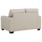 Ashley Santorine Stationary Loveseat in Bone, , large