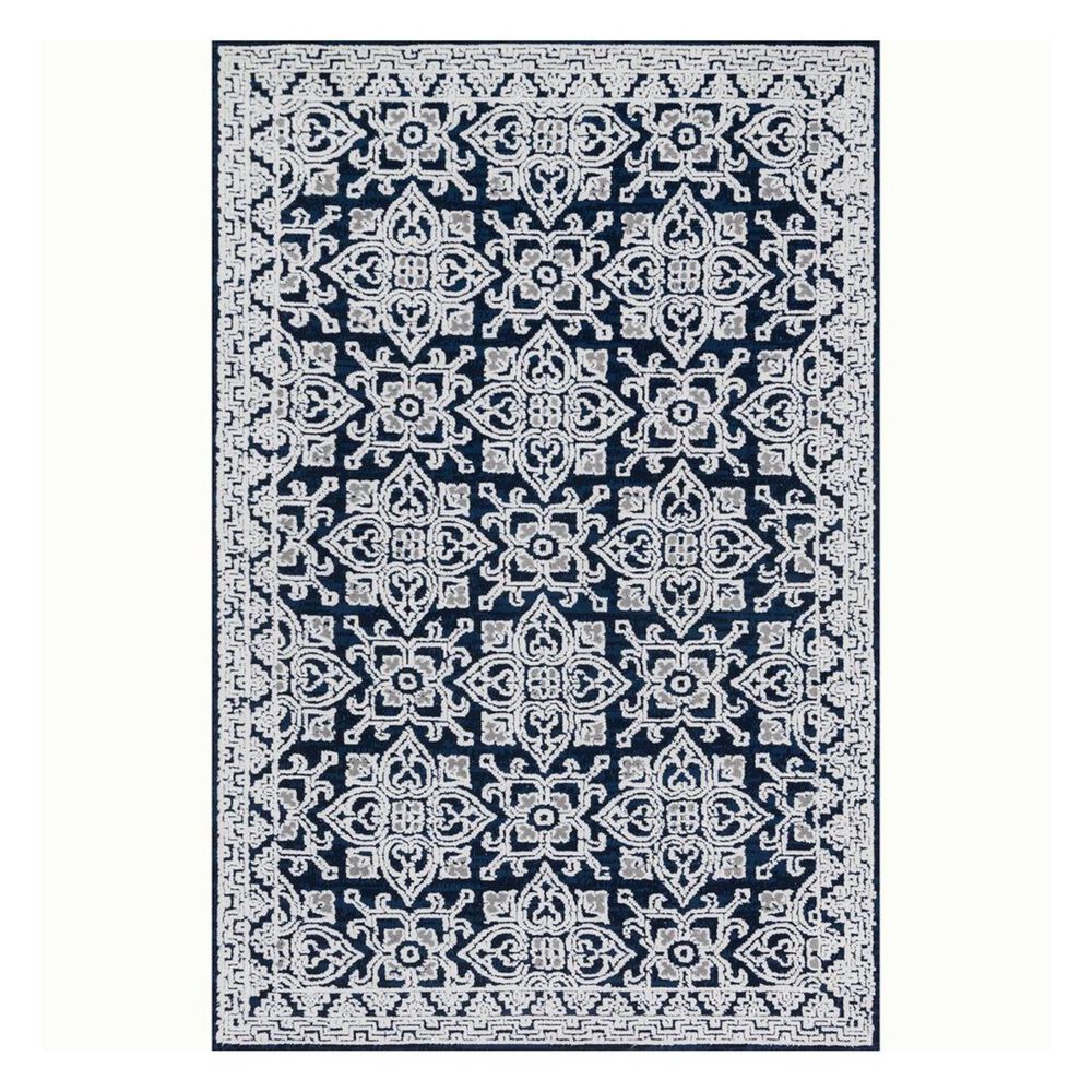 Magnolia Home Lotus LB-05-MH 7"9" x 9"9" Midnight/Silver Area Rug, , large