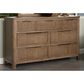 Riverside Furniture Jaxon 7-Drawer Dresser Only in Casual Mink, , large