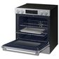 Samsung Bespoke 6.3 Cu. Ft. Smart Slide-In Electric Range with Illuminated Precision Knobs in Stainless Steel, , large