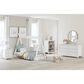 Ashley Hallityn Twin Tent Bed in Matte White, , large