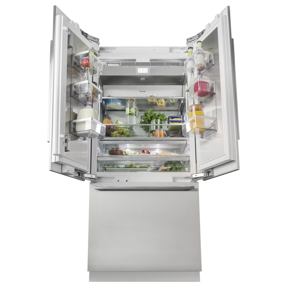thermador 36 in 20.8 cu ft french door refrigerator t36ft