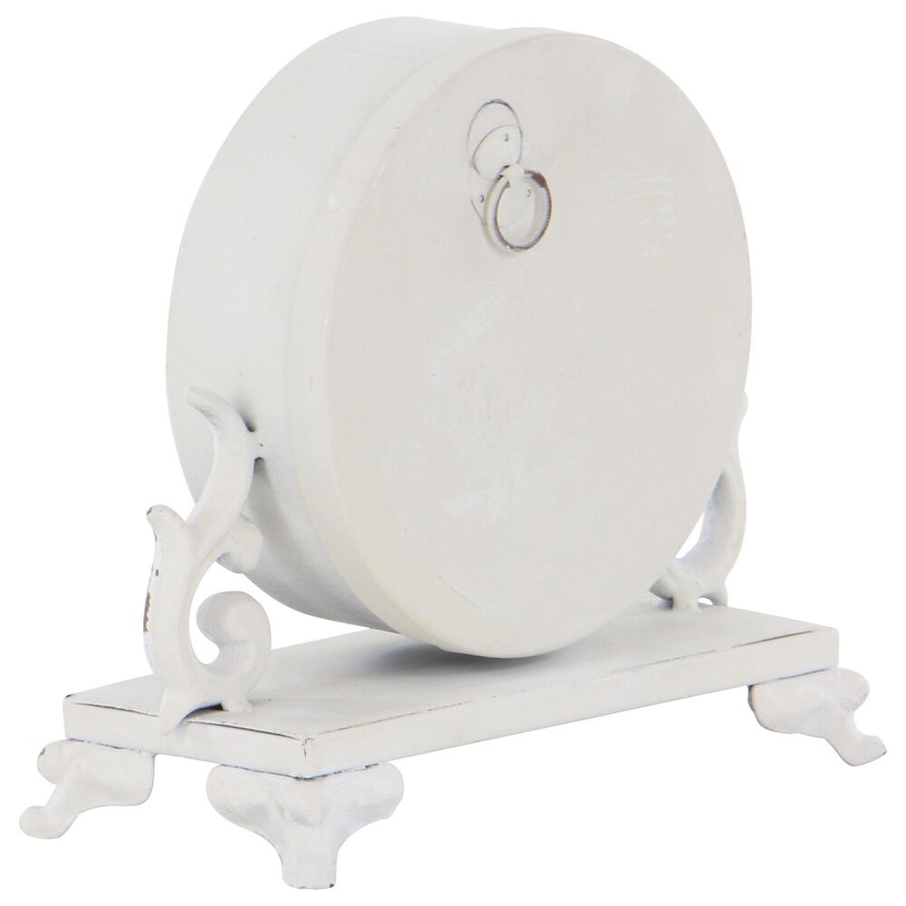 Maple and Jade 7&quot; x 7&quot; Table Clock in Black and White &#40;Set of 2&#41;, , large