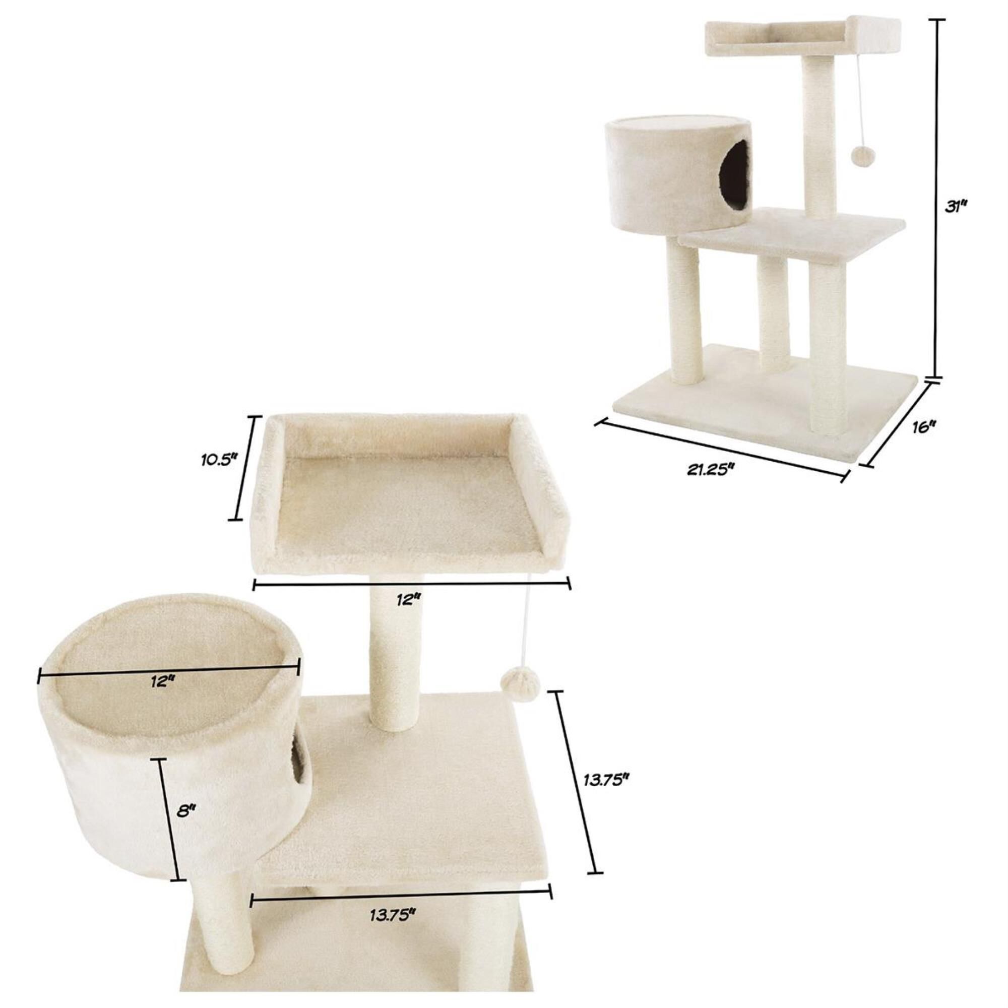 Petmaker 3 tier cat tree hotsell