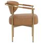 37B Heloise Arm Chair in Gold, , large