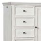 Eastern Shore Olivia 5-Drawer Chifferobe in Brushed White, , large