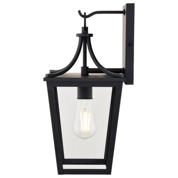 Vaxcel Cottage Grove 1-Light Outdoor Wall Sconce in Matte Black, , large