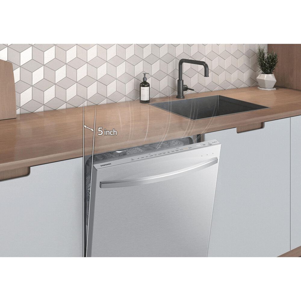 Samsung 24&quot; Built-In Bar Handle Dishwasher with StormWash+ in Fingerprint Resistant Stainless Steel, , large