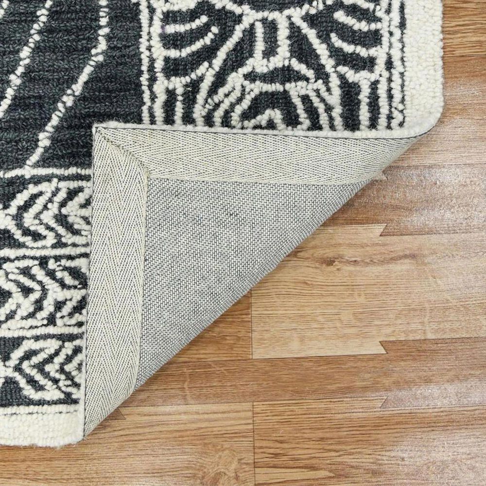 Amerr Berlin 2&#39; x 3&#39; Charcoal and White Area Rug, , large