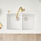 Blanco Performa 33" Equal Double Bowl Kitchen Sink in White, , large
