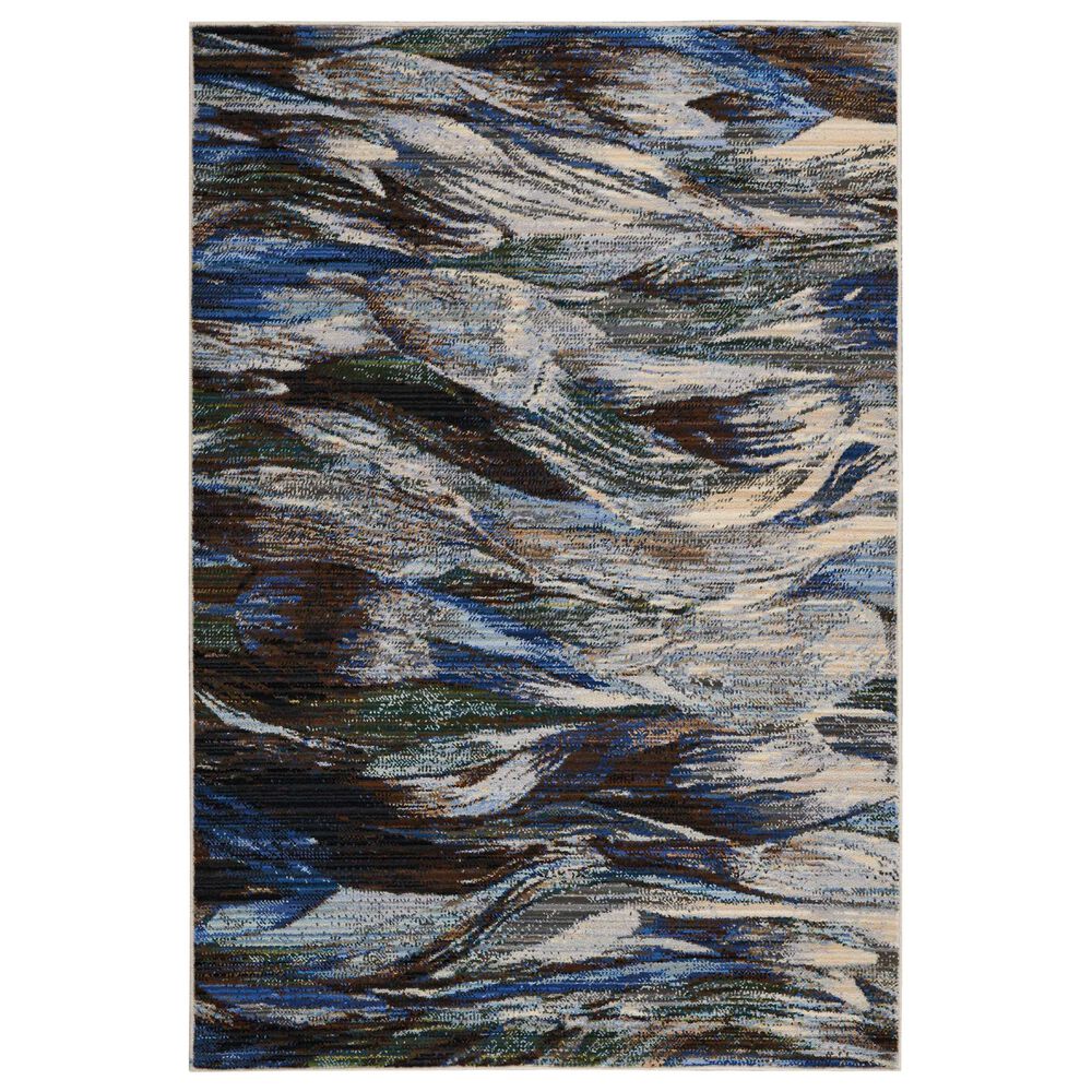 Nourison Chroma CRM01 4" x 6" Agean Area Rug, , large