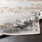 Surya Solar 12" x 15" Charcoal, Gray, Saffron and White Area Rug, , large