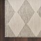 Nourison Positano Geometric Light Grey 5" x 7" Indoor/Outdoor Area Rug, , large