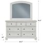 Ashley Robbinsdale 7 Drawer Dresser with Mirror in Antique White, , large