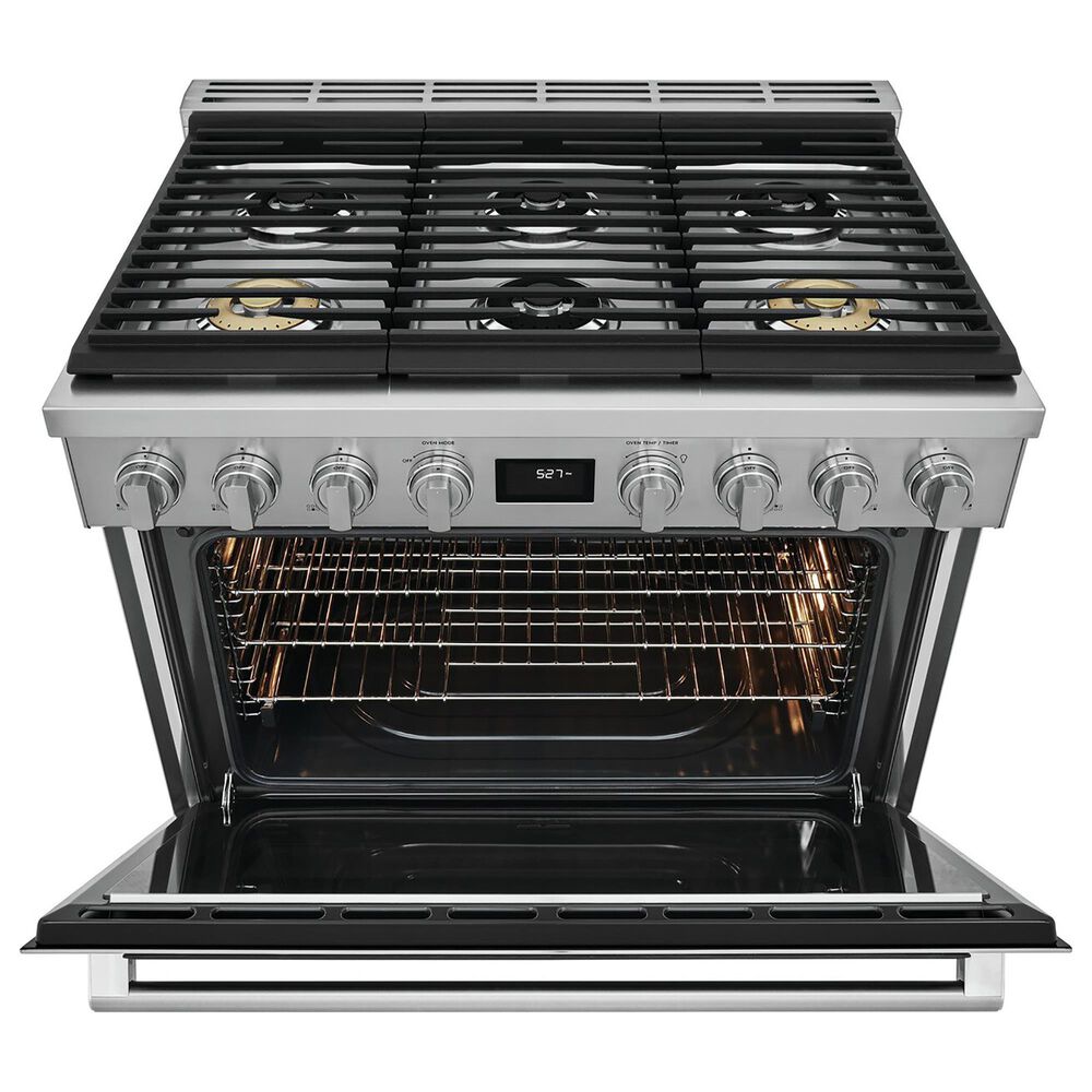Electrolux 36" DualFuel Freestanding Range with True Convection in Stainless Steel Shop NFM