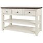 Waltham Madison County Sofa Table in Vintage White, , large