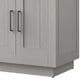 Lexora Home Abbey 60" Double Bathroom Vanity in White Oak with 2 cm White Carrara Marble Top and Rectangular Sinks, , large