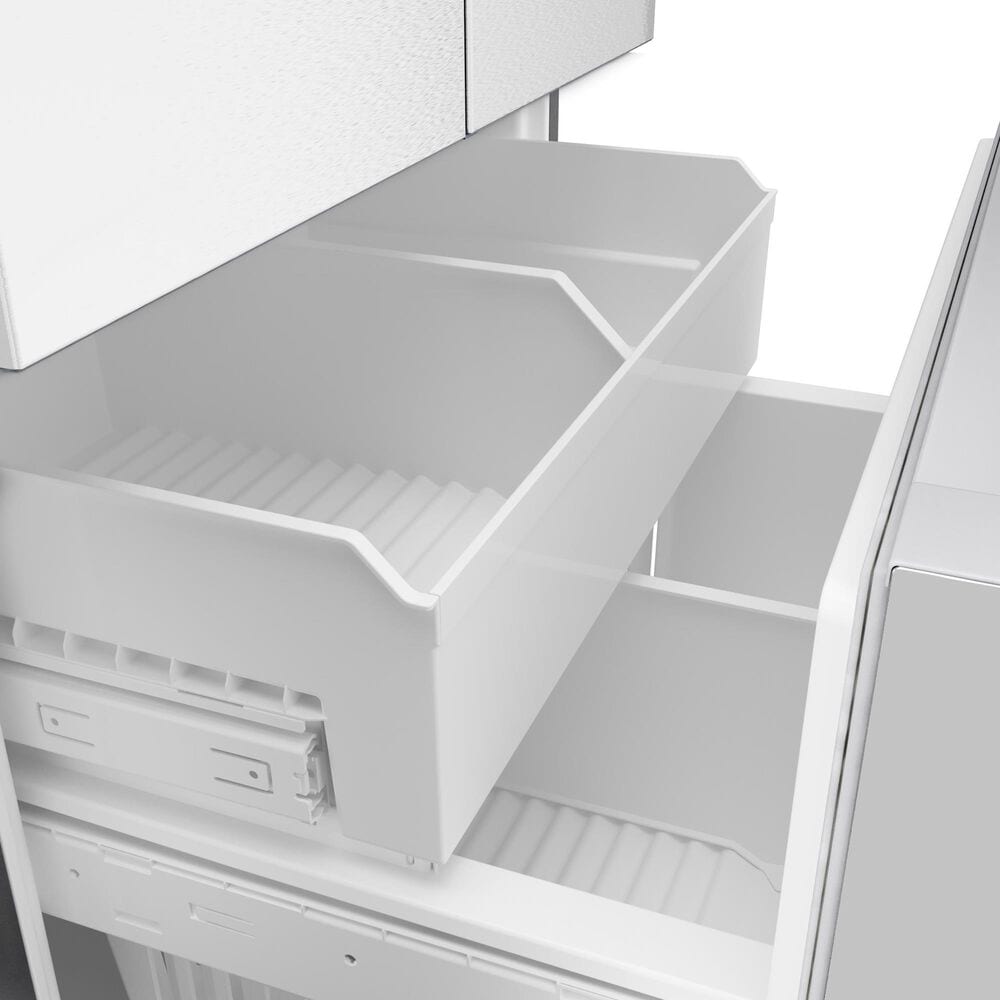 Bosch 100 Series 21.6 Cu. Ft. French Door Bottom Mount Refrigerator in Stainless Steel, , large