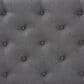 Baxton Studio Viviana Twin Upholstered Panel Headboard in Grey, , large