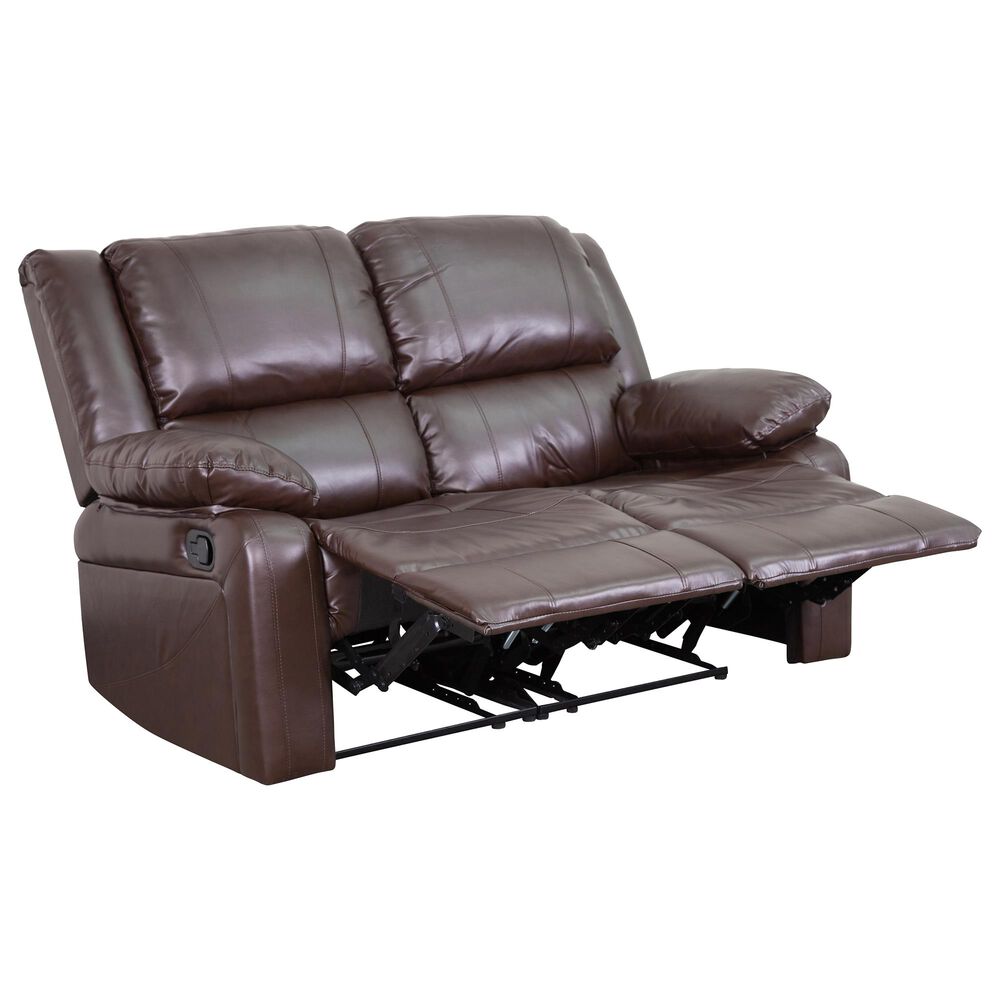 Flash Furniture Harmony Series Loveseat in Brown, , large